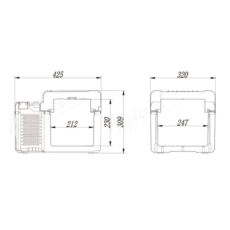 Автохолодильник компрессорный Ледоход С-12
